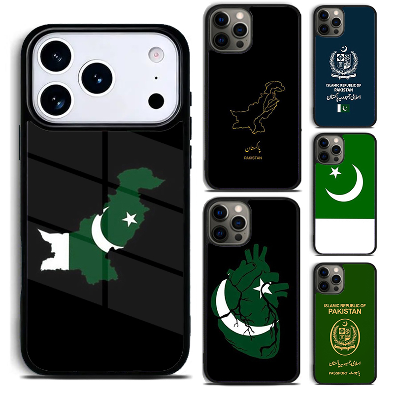 Phone Cases Pakistan - Противоударный чехол-накладка с флагом Пакистана для