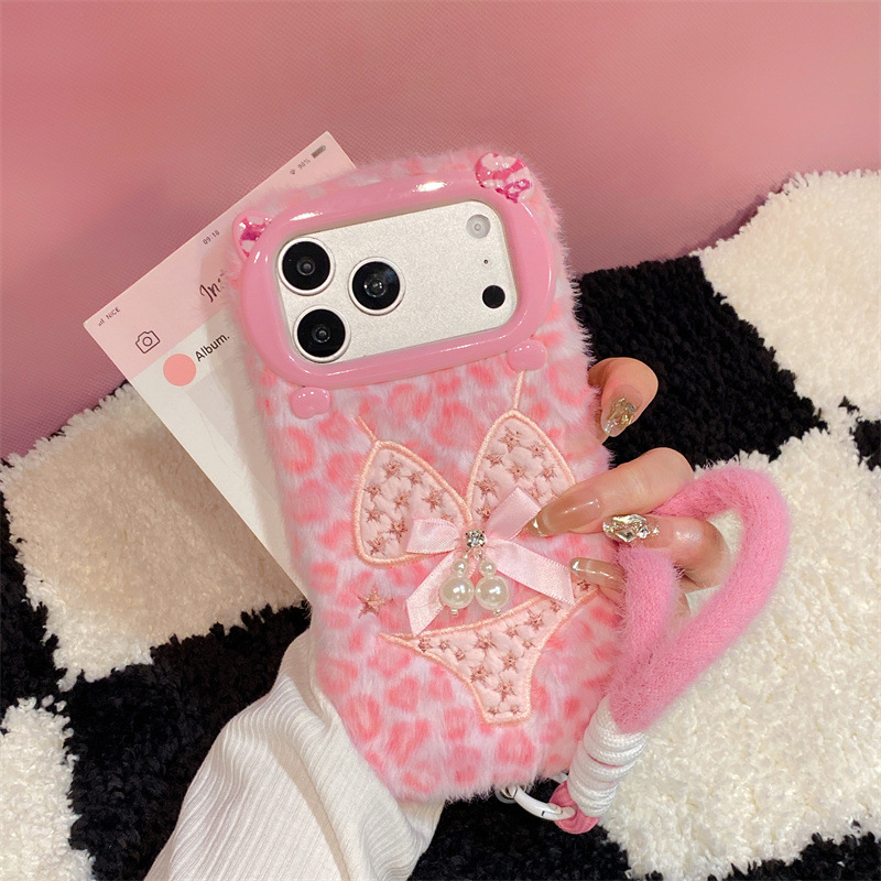 Phone Cases 13 - Роскошный плюшевый чехол для телефона с