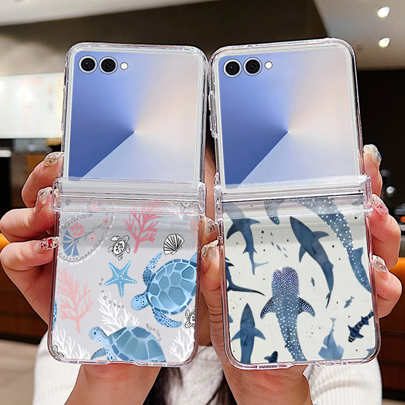 Phone Cases Z Flip 6 - Чехол для телефона с изображением акул