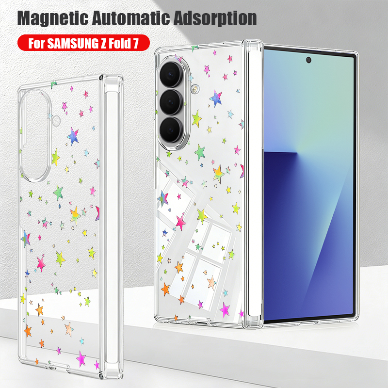 Phone Cases Z Fold 5 - Магнитный чехол с автоматической адсорбцией для