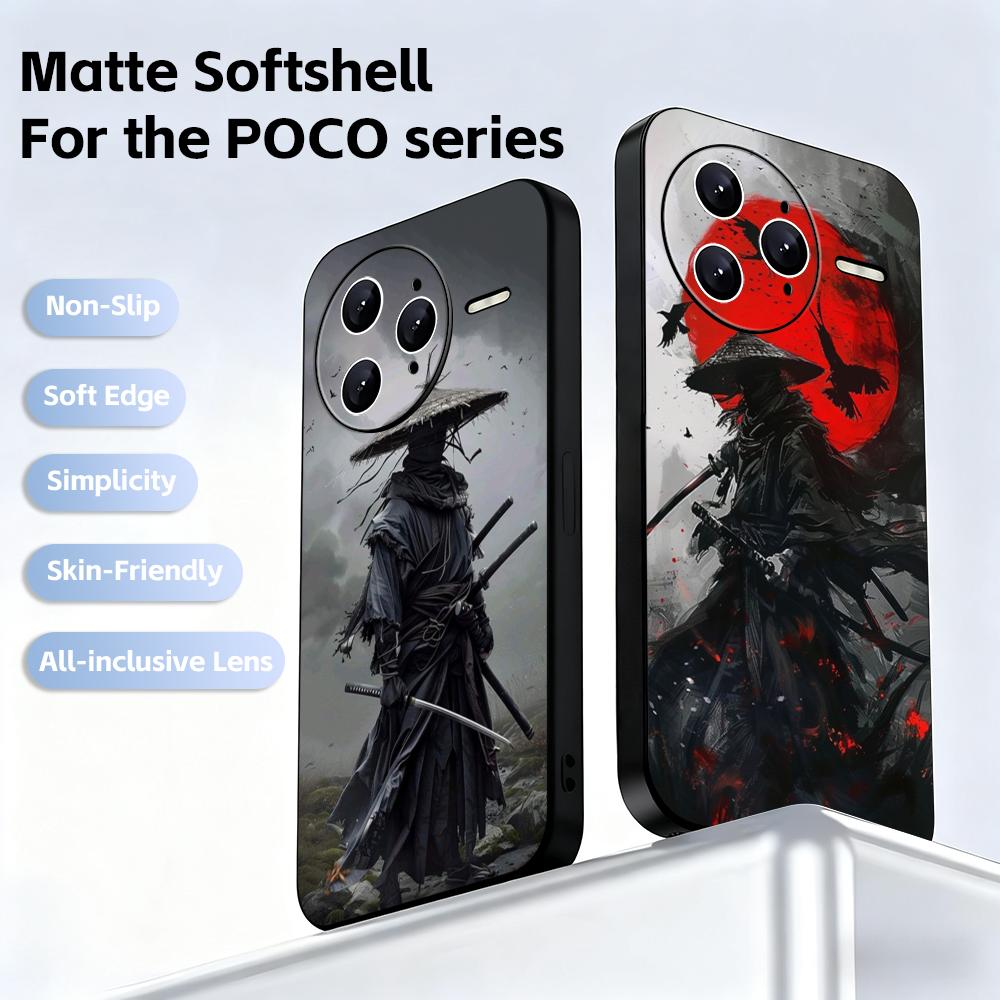 Xiaomi Poco X6 - Чехол для телефона Bushido Samurai Ghost,