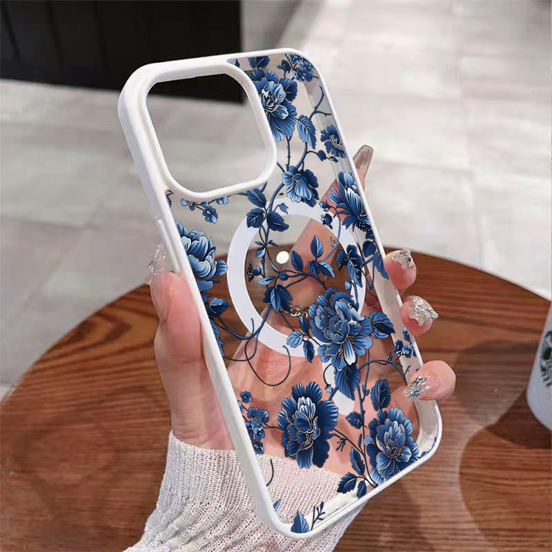 Роскошный винтажный синий чехо – обзор и цена Phone Cases Durable