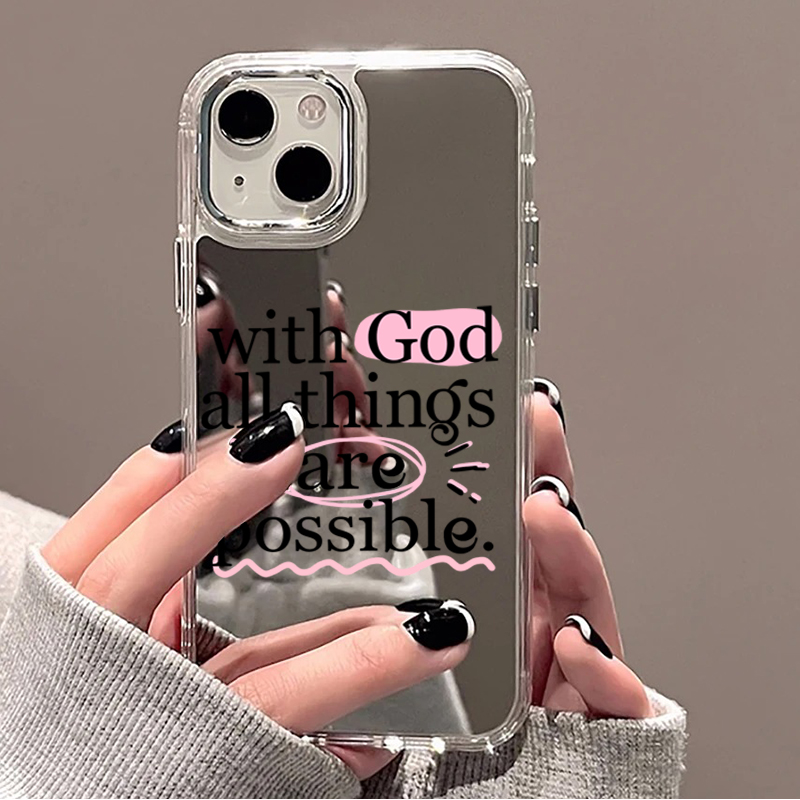 Модный чехол-зеркало с надпися – обзор и цена Phone Cases Quotes
